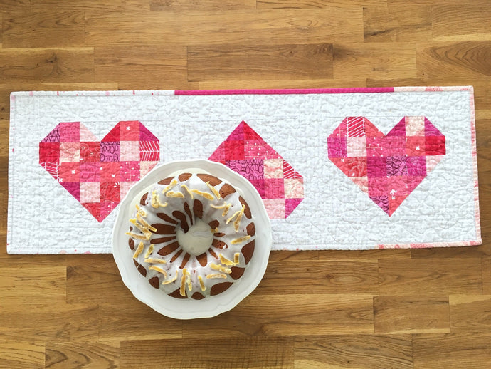 Tumbled Love Table Runner Pattern