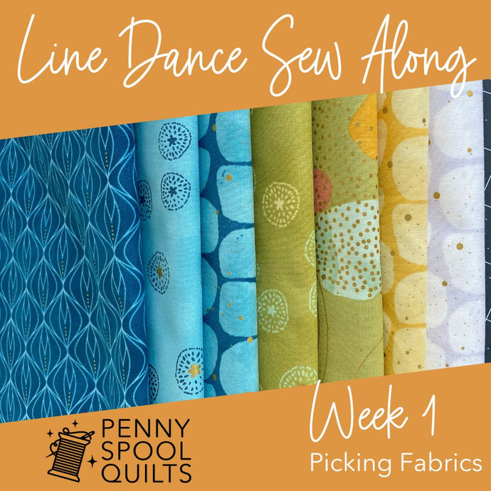 Line Dance SAL Week 1 - Picking Fabrics