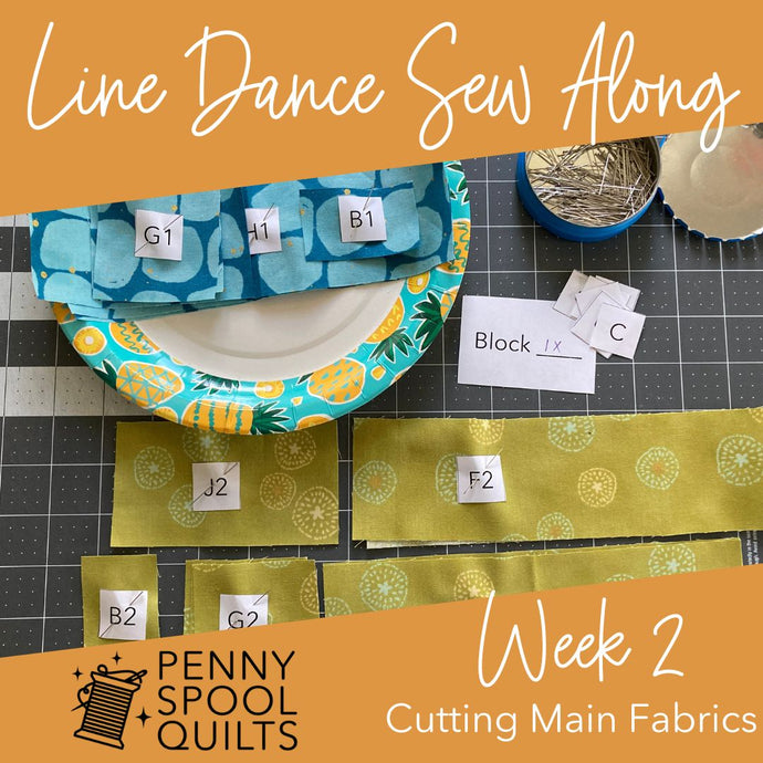 Line Dance SAL Week 2 - Cutting & Organizing Part 1