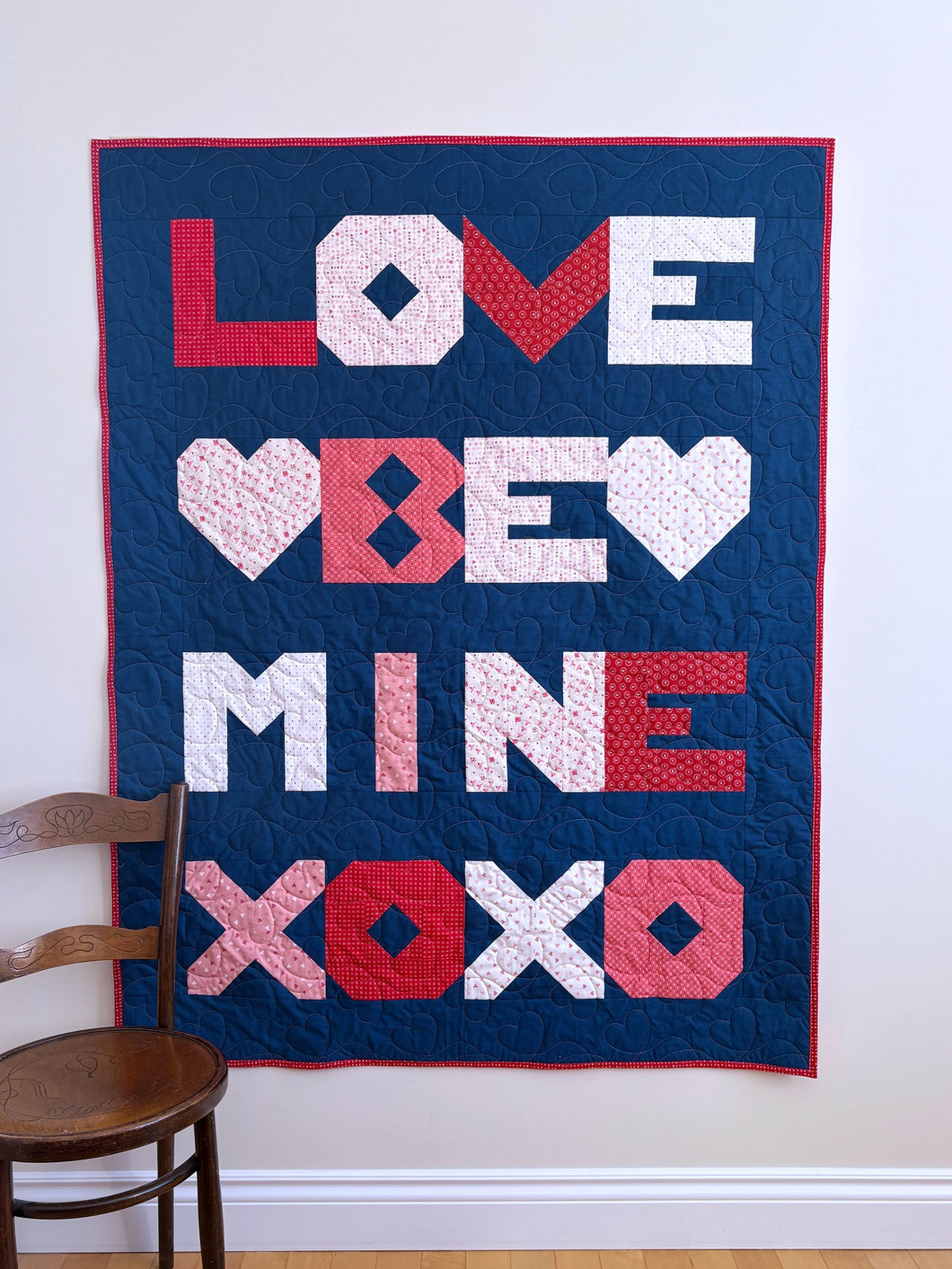 Be Mine Quilt Pattern - PDF Instant Download