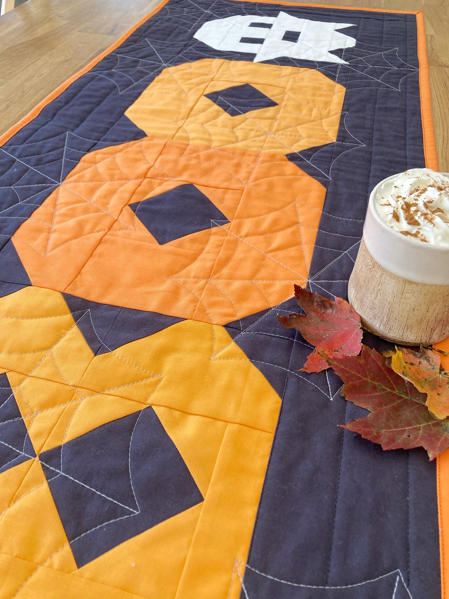 Ghostly Greetings Table Runner Pattern - PDF Instant Download