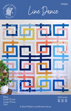 Load image into Gallery viewer, Line Dance Quilt Pattern - PRINTED PATTERN
