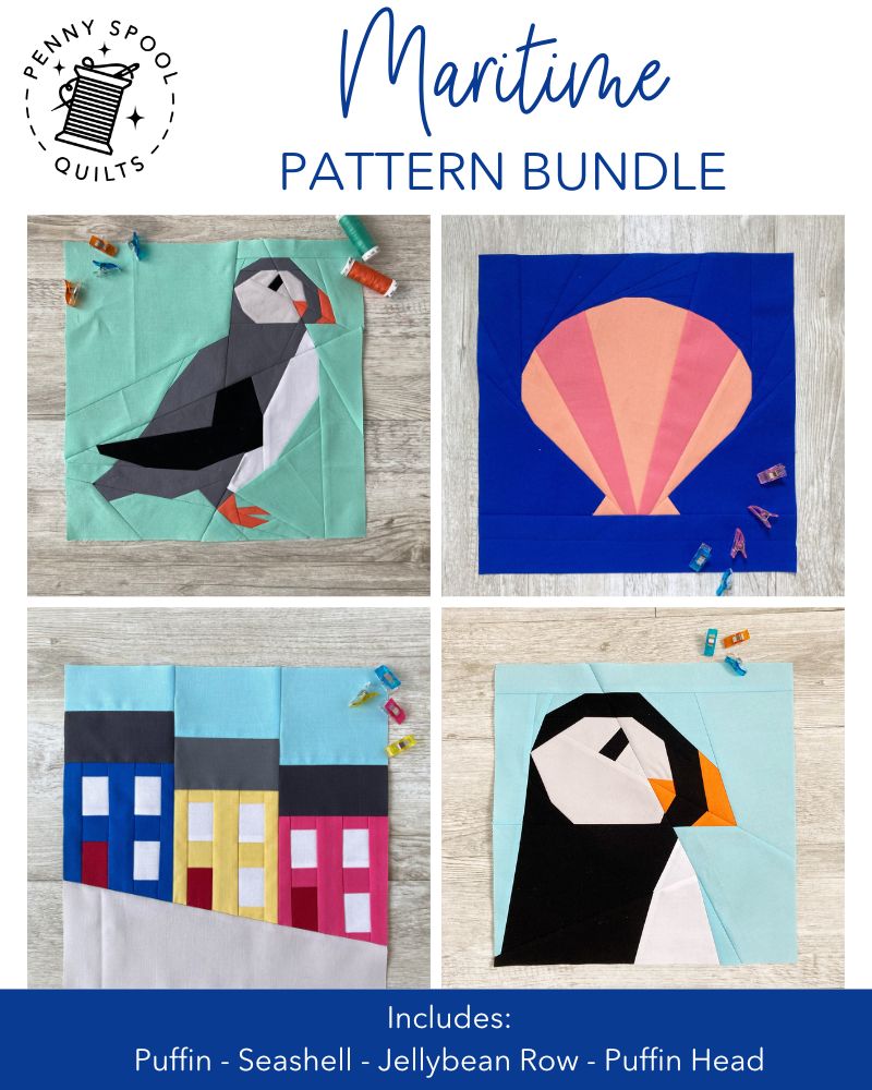 Maritime FPP Quilt Block BUNDLE - PDF Instant Download