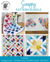 Load image into Gallery viewer, Scrappy Quilt Pattern BUNDLE - PDF Instant Download
